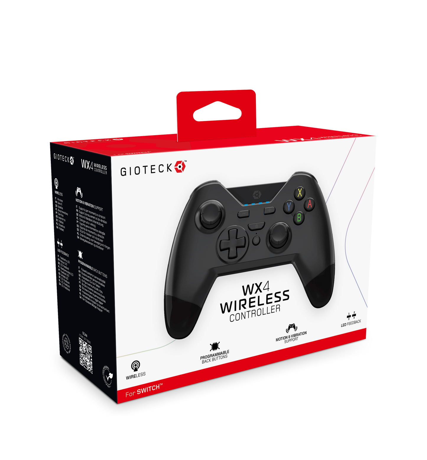 WX4 Wireless Controller Switch PC Black